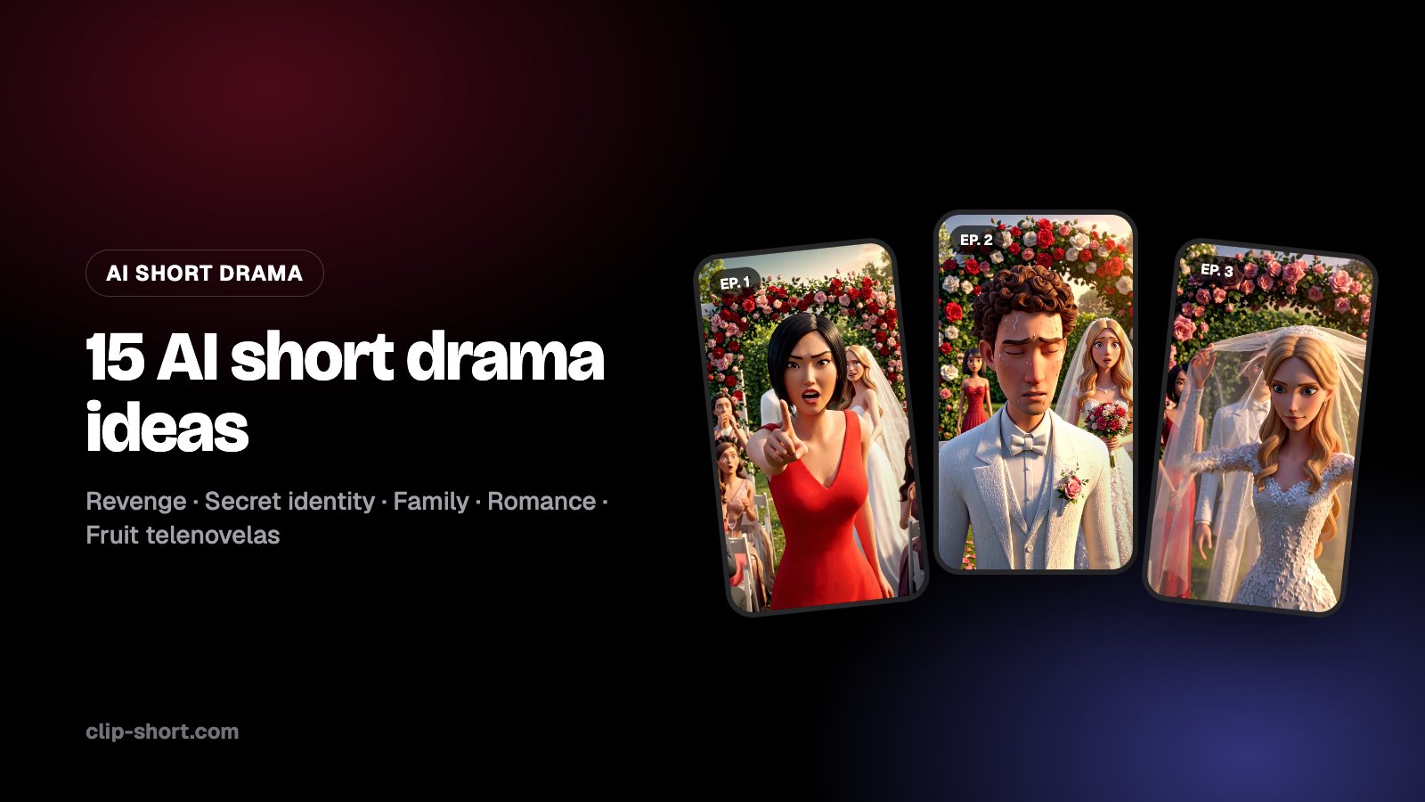 AI Short Drama Ideas: 15 Premises With a First-Episode Hook, by Genre