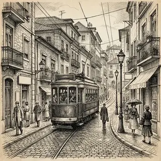 A picture drawn in the Ink Sketch look