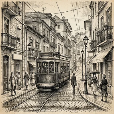 Croquis à l'encre